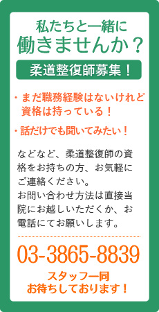 一緒に働きませんか？